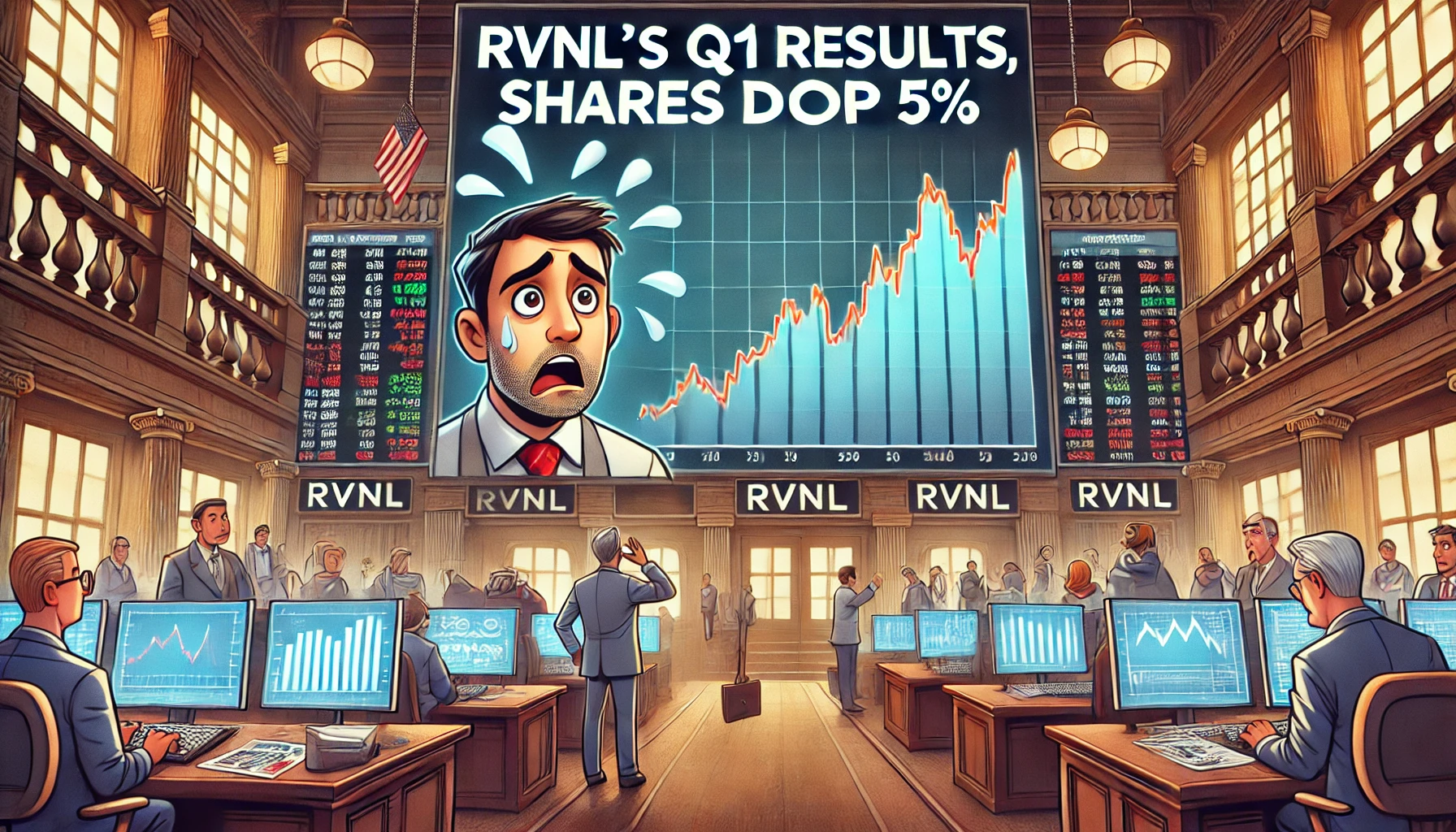 RVNL's Q1 Results, Shares Drop 5%