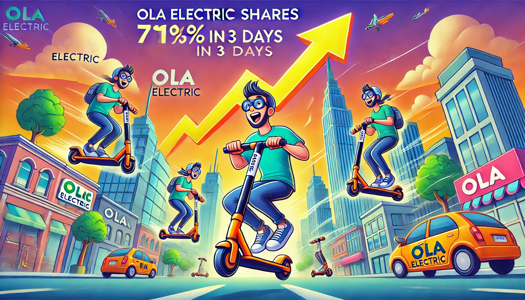 Ola Electric shares skyrocket 71% in 3 days